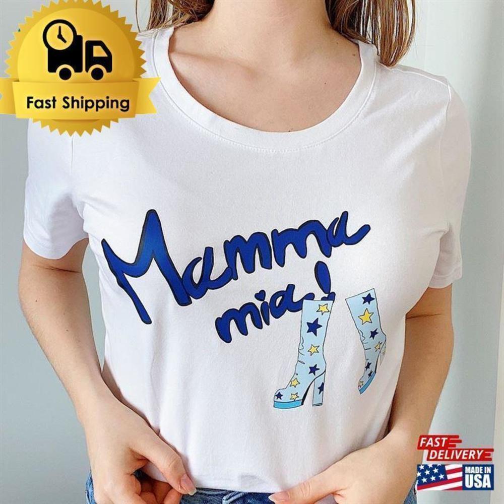 Mamma Mia Here I Go Again Donna And Dynamos Retro Movie T-Shirt